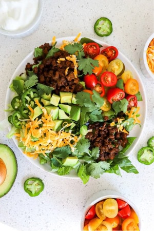 keto taco salad