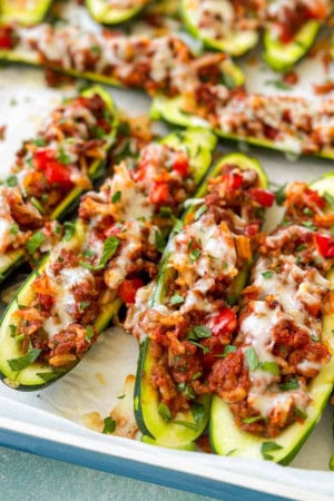 stuffed zucchini boats