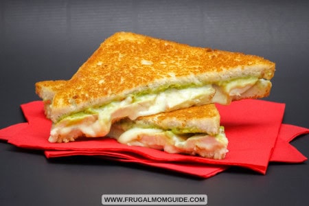 budget meal plan - grilled cheese sandwich