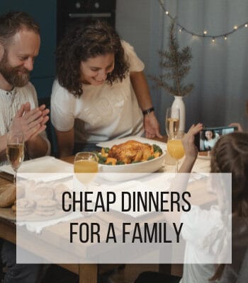 cheap dinners for a family - featured image