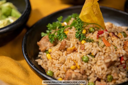 frugal meal planning - stir fried rice