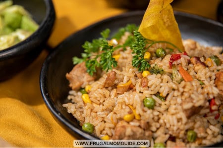 bowl of stir fried rice