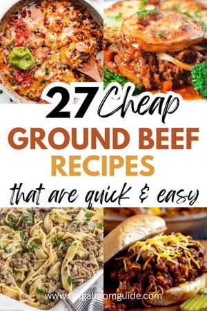 cheap ground beef recipes pin