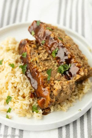 meatloaf with rice - cheap ground beef meals