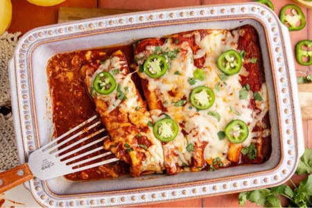 30 minute meals 0 cheesy chicken enchiladas