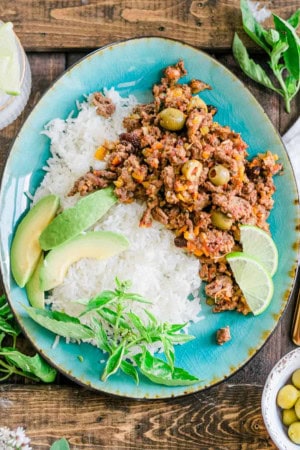 30 minute meals - puerto rican picadillo