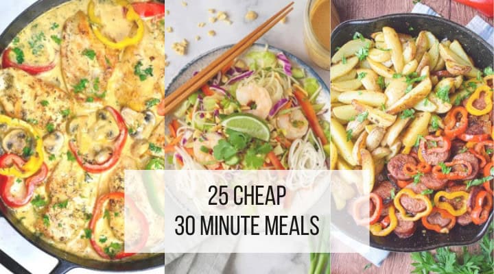 30 minute meals feature image