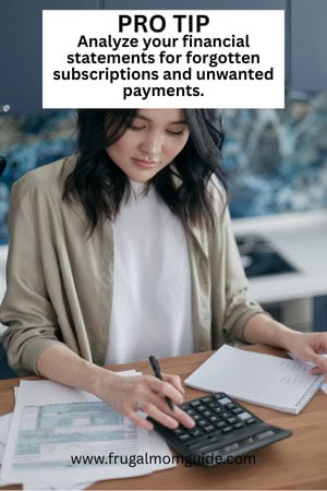 woman analyzing financial statements