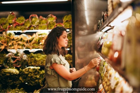 woman in grocery store
