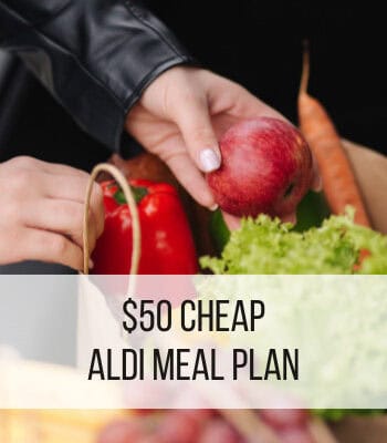 cheap Aldi meal plan featured