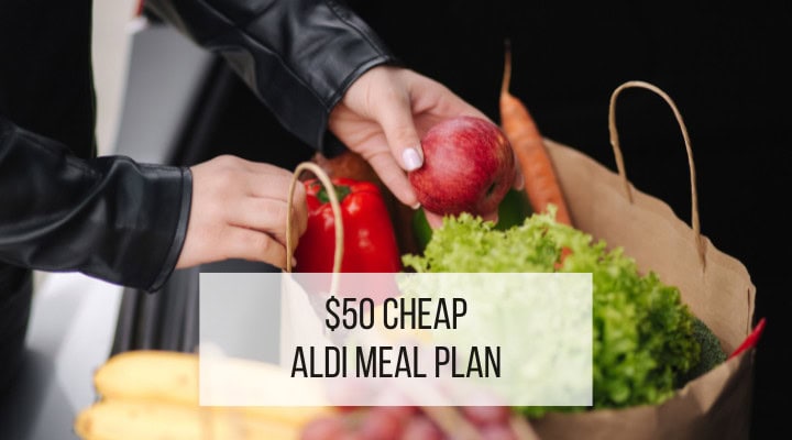 cheap Aldi meal plan featured