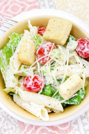 caesar pasta salad