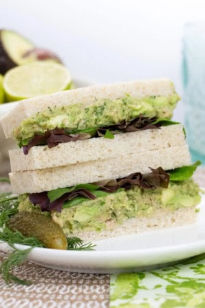 avocado and tuna sandwich