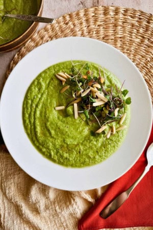 cold lunch ideas - cucumber gazpacho
