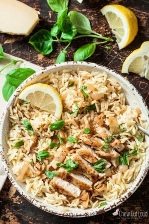 lemon Basil orzo