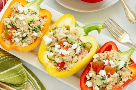 tuna Stuffed peppers