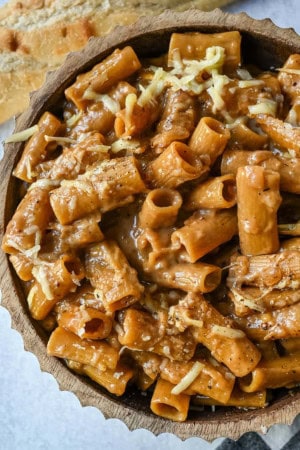 one pot French onion pasta
