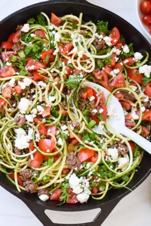 one pot recipes - ground beef zucchini