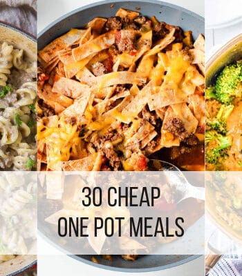 cheap one pot meals featured