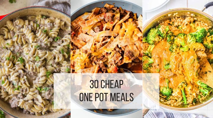 cheap one pot meals featured
