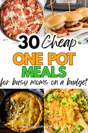 cheap one pot meals pin