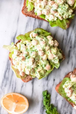 chickpea salad sandwich