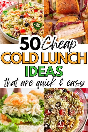 cold lunch ideas pin