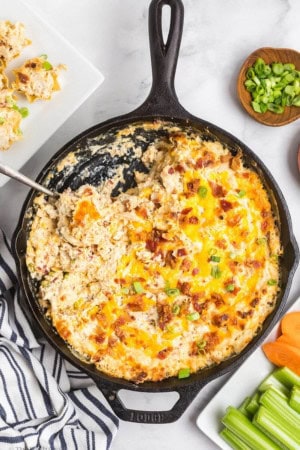mothers day brunch ideas on a budget - bacon Chicken ranch dip