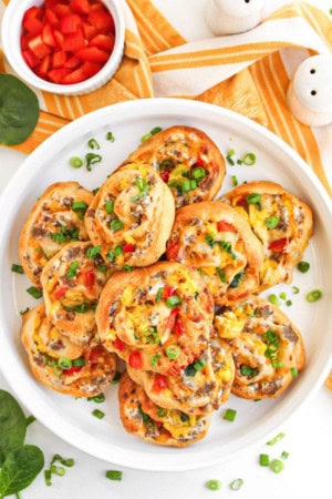mother's day brunch ideas- breakfast pinwheels