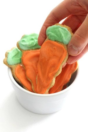 spring cookies recipes - carrot cake sugar cookie