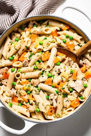 chicken pot pie pasta