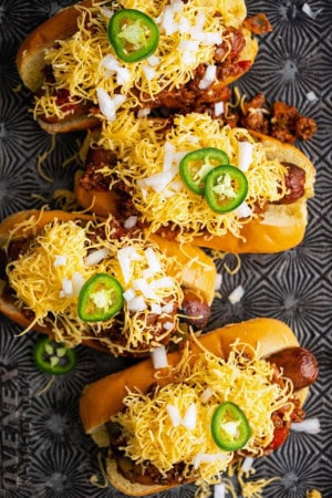 chili cheese dogs - kid-friendly dinners