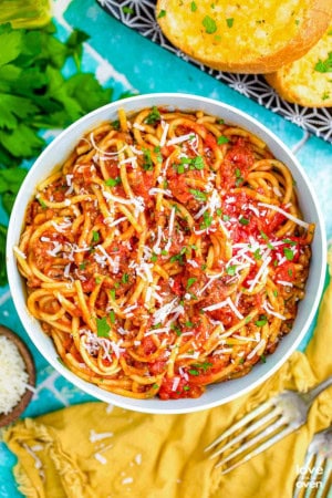 instant pot spaghetti