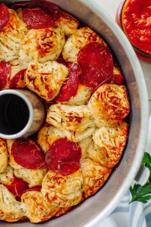 pull apart Pizza bread