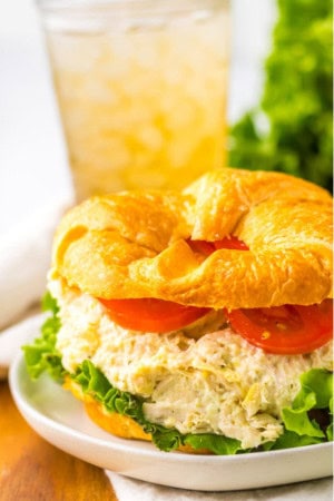 picnic food ideas - chicken salad sandwich