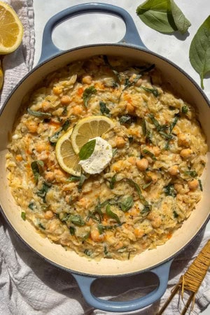 picnic food ideas - lemon orzo