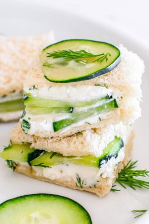picnic food ideas - cucumber sandwiches
