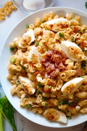picnic food ideas - deviled eggs macaroni salad