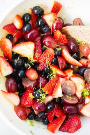 picnic food ideas - honey lime salad