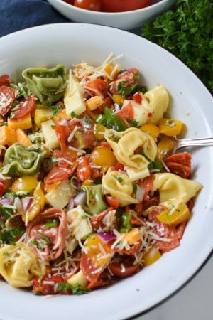 picnic food ideas - tortellini salad