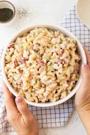picnic food ideas - tuna pasta salad