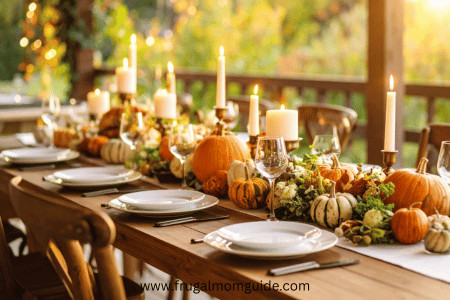 fall hosting table