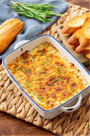 fall appetizers - baked ricotta dip
