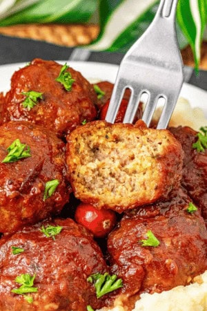 cranberry meatballs