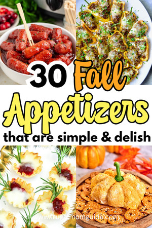fall appetizers pin
