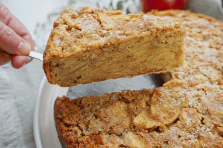 Fall baking - apple cake