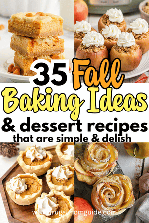 fall baking & fall dessert recipes pin